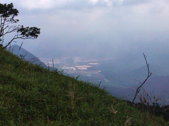 Vista do litoral a partir de Paranapiacaba